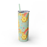 20 oz. Skinny Tumbler in Retro Rainbows