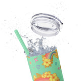 20 oz. Skinny Tumbler in Retro Rainbows