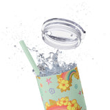 20 oz. Skinny Tumbler in Retro Rainbows